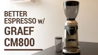Grind better for espresso | GRAEF CM800
