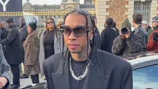 TYGA AT GIVENCHY MEN’S FALL WINTER 2023 RTW SHOW IN PARIS