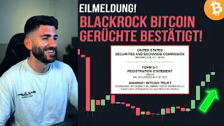 EILUPDATE: BlackRock Bitcoin SPOT ETF Antrag BESTÄTIGT! BTC PUMPT - Wie geht es weiter? Krypto News