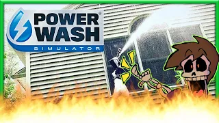 Manic Meltdown in Power Wash Simulator