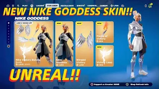 Warning: NEW FORTNITE ITEMSHOP NIKE GODDESS BUNDLE!