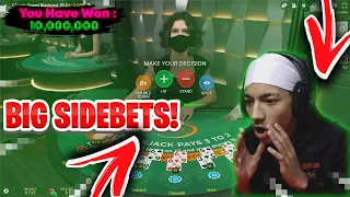 OMG HUGE SIDEBETS!! TURNING $20 into... (ROOBET BLACKJACK SESSION)