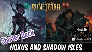 First Rank-Up w/ a Starter Deck! Noxus and Shadow Isles deck w/ Elise and Darius!