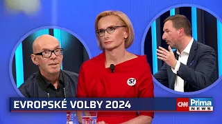 Katka v červených šatech byla cool, chválil Klempíř Konečnou v debatě. Ostatní zkritizoval