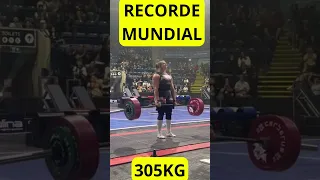 RECORDE MUNDIAL no Deadlift de 305kg de Lucy Underdown #Shorts