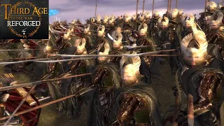 ELVEN DEFENCE OF LEST (Siege Battle) - Third Age: Total War (Reforged)