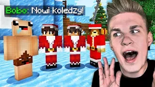 BOBO poznaje MOICH KOLEGÓW w Minecraft!