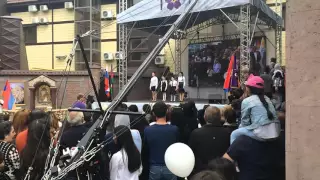 Краснодар. 24.04 день памяти жертв геноцида армян.
