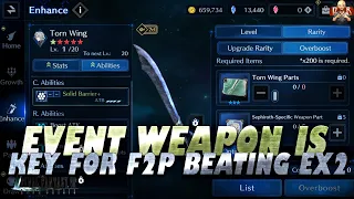 [FF7: Ever Crisis] - Why Sephiroth's New Free Weapon is the key to F2P beating EX 2 Sephiroth!