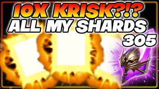 I'M ALL IN ON 10X KRISK & GUARANTEED LEGENDARY SUMMONS | RAID Shadow Legends