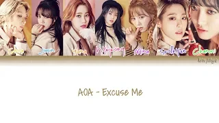 AOA (에이오에이) – Excuse Me Lyrics (Han|Rom|Eng|COLOR CODED)