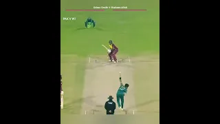 Odean Smith V Shaheen Afridi...Pak V WI Match..#shorts#cricket