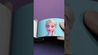 If Elsa Played TikTok FlipBook #frozen #elsa #flipbook #shorts