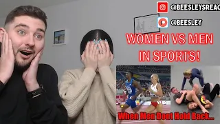 British Couple Reacts to Men Vs Women In Sports