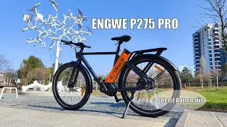 ENGWE P275 PRO - 3 Speed Automatic eBike Full Review