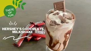 hersheys chocolate milkshake recipe | milkshake recipe | Taste of yum
