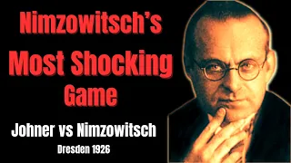 A Game that Shocked the Chess World. Johner vs Nimzowitsch