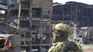 Vom einst stolzen Asow-Stahlwerk in Mariupol bleiben nur noch Ruinen | AFP