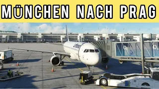 MSFS LIVE | Real World | Lufthansa A320 Fenix Munich To Praque | Real Ops Flight | Vatsim |