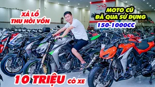 Cập nhật giá xe KAWASAKI z1000 z800 honda cb100r cbr650 cb300r cbr250 đã qua sử dụng xả lỗ thu hồi