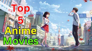 5 Best Anime (Movies) (Hindi) || 😭😭Rula Degi Yeh movies #bestanime #romance