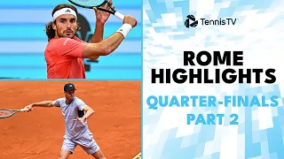 Tsitsipas vs Jarry & Hurkacz Faces Paul! | Rome 2024 Highlights Quarter-Finals Part 2