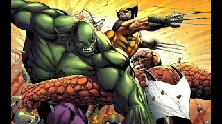 Hulk vs. Wolverine & Thing Most Epic Confrontation