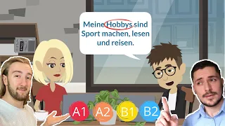 Deutsch lernen mit Dialogen | Hobbys | Freizeit | Arbeit