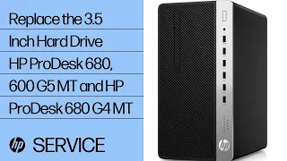 Replace the 3.5 Inch Hard Drive | HP ProDesk 680, 600 G5 MT and HP ProDesk 680 G4 MT | HP