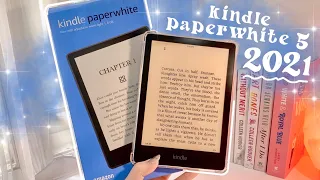 📖 Kindle Paperwhite 11th gen 2021 | aesthetic unboxing + setup + accessories 📦