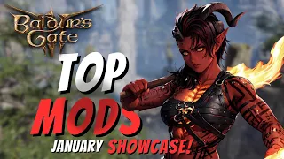 Baldur's Gate 3- TOP 10 AMAZING MODS for January 2024 showcase, you NEED to TRY this out! BG3