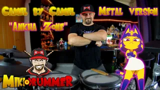 Sandy Marton | Camel By Camel | (Zone Ankha Video) | Metal version | Drum cover By Miki Drummer