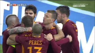 AS Roma 1-0 Cagliari | Il Gol della vittoria di Dzeko commentato da Carlo Zampa