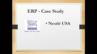 ERP Case Study (SAP )