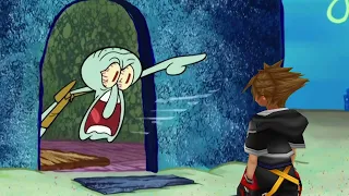 Squidward kicks (almost) Everyone in the Smash Bros Roster out of his house