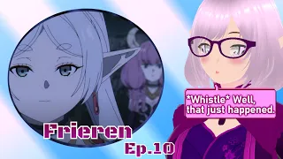 Frieren Reaction | Episode 10 - A Powerful Mage 【Detectfanive】