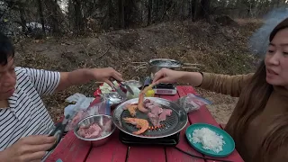 [37] SUV Tent Camping | Campside BBQ | Life in the camp