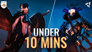 How to make an EPIC Battle Scene in Blender UNDER 10 MINUTES!