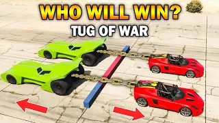 GTA 5 ONLINE : TUG OF WAR #3 (WHO WILL WIN?)