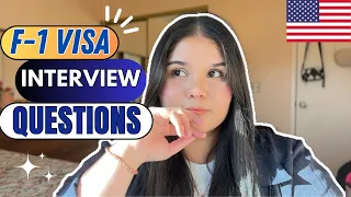 10 Important Questions + Answers For USA F-1 Visa Interview #f1visainterview #usavisa #studentvisa