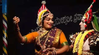 Yakshagana -- Narakasura moksha - 2 -  Naarimaniye & Sariyagudee karya..'' Patla - Akshay & Ammunje