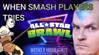 When Top Smash Players Tries Nickelodeon All-Star Brawl Highlights #01【Gameplay】