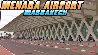 MARRAKECH MENARA AIRPORT - Departure Terminal - Morocco (4k)