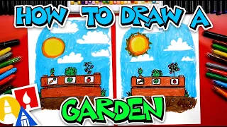 How To Draw A Garden