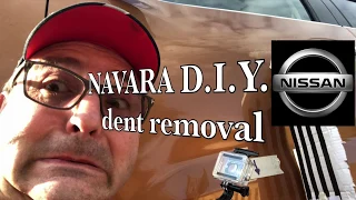 NP300 Navara DIY Paintless dent removal (PDR)