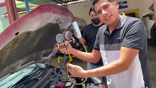 COMO CARGAR GAS, AL AIRE ACONDICIONADO PASO A PASO