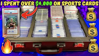 *MY ALL-TIME GREATEST SPORTS CARD PICKUPS!🔥 SPENT OVER $4,000 ON THE RAREST CARDS I COULD FIND!💰