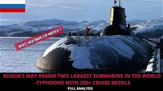 TYPHOON SUBMARINES WITH 200 CRUISE MISSILES !!