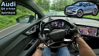 2021 Audi Q4 50 e-tron Sportback quattro | POV test drive | #DrivingCars