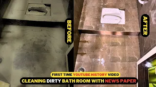 News Paper Tips:- Best of the DIRTIEST BATHROOMS in the world! 😱🌏 | CLEANING COMPILATION